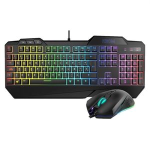 Klawiatura i mysz do gier Krom KRUSHER RGB