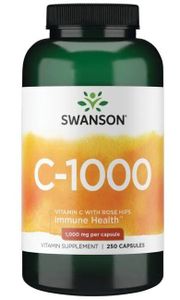 Vitamin C mit Hagebutten 1000 mg 250 Kapseln Swanson Health Products