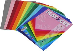 Play -cut - farbiges Papier A4 - recycelt - 300 g/m2 - 50 Blätter
