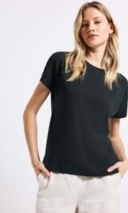 Street One T-Shirt 'Shirt Style Christa', A323114, pine grove green, Gr. 36
