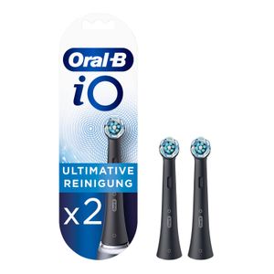 Braun Oral-B iO Aufsteckbürsten Ultimative Reinigung 2er   BLACK
