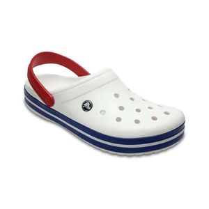 Crocs Crocband Clogs Uni, barva: White/Blue Jean, velikost: 39-40 EU