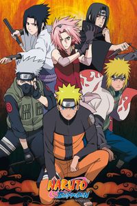 Naruto Shippuden - Group - Anime Plakat Poster Druck Grösse 61x91,5 cm