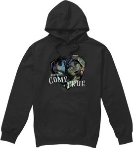 The Nightmare Before Christmas - "Nightmares Come True" mikina s kapucňou pre mužov TV4521 (XL) (čierna)