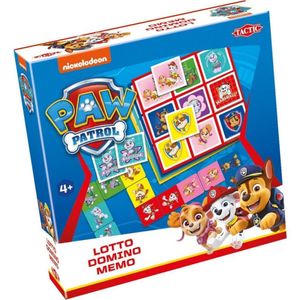 Tactic Paw Patrol 3-in-1: Memo - Lotto - Domino