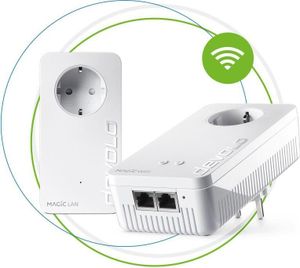 Devolo Magic 2 WiFi next Starter Kit 2400 Mbit/s Zabudované ethernetové pripojenie WLAN biela 2 ks