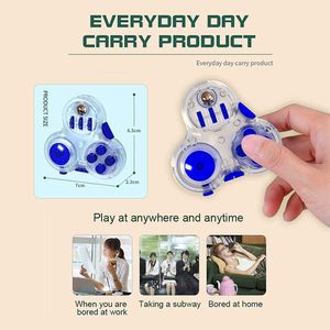 Novinka Fidget Controller Pad Cube, 10 funkcií Fidget Spinning Toy