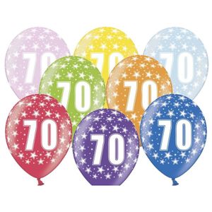 10 Luftballons 70. Geburtstag Jubiläum 30cm