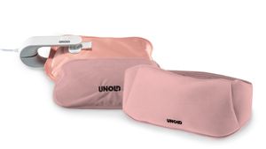 UNOLD 86014 Wärmi - Elektrische Wärmflasche Rosa für wohltuende Wärme an Bauch, Rücken, Nacken, etc, ohne Elektrosmog
