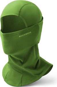 ROCKBROS Sturmhaube Herbst Winter für Outdoorsports Fahrrad Motorrad  Balaclava Reflektierend Winddicht Anti-Staub, Dunkelgrün