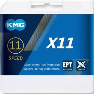 KMC X11 EPT Kette 11-fach 118 Glieder 1/2" X 11/128" Anti Rost beschichtet