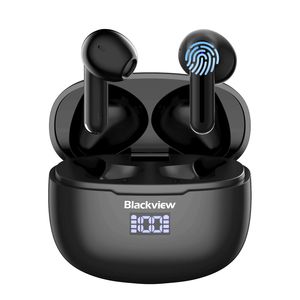 Blackview AirBuds 7 Kabellose Kopfhörer, Bluetooth 5.3 In-ear kopfhörer, Touch Sensoren, 35h Spielzeit, IPX7 wasserdicht, schwarz