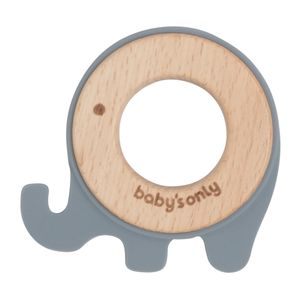 Baby's Only Beißring-Elefant - Grau