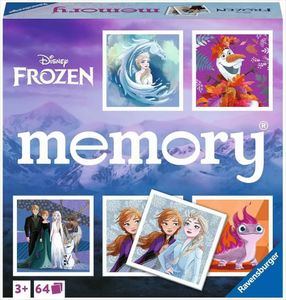 Ravensburger - 20890 - Disney Frozen memory®, der Spieleklassiker für alle Frozen Fans, Merkspiel für 2-8 Spieler ab 3 Jahren