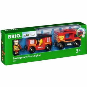 BRIO Feuerwehr-Leiterfahrzeug mit L & S  33811