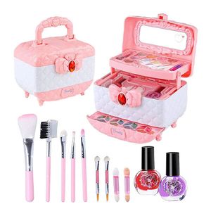 Kinder-Make-up-Set, Kosmetik-Set, Make-up für Kinder, tragbarer Kosmetikkoffer, 18 Make-up-Zubehörteile - Makeuptoy