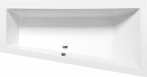 Polysan Badewannen - Asymmetrische Badewanne Andra R, 1800x900x450 mm, weiß 78771