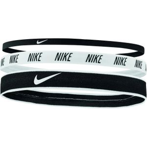 Nike 9318/72 Mixed Width Headbands 4012 930 Black/White/Black -