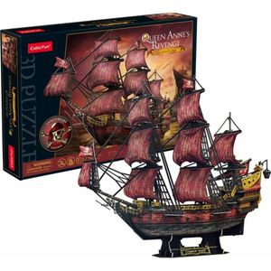 CUBICFUN 3D-Puzzle Segelschiff Queen Anne&#39 s Revenge 391 Teile