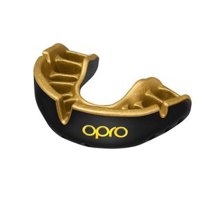 OPRO Gold Self-Fit Mundschutz Schwarz/Gold - Erwachsene