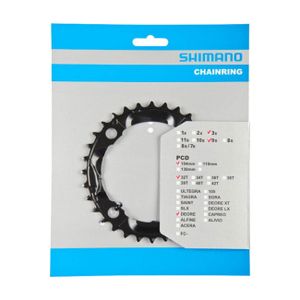 Shimano Deore Kettenblatt 32Z Lk104 schwarz FC-M590