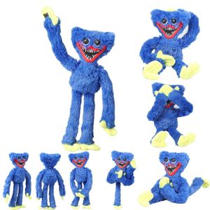 Huggy Wuggy Plüschtier 40cm Plüschfigur Spielfigur Plüschpuppe Poppy Playtime Blau