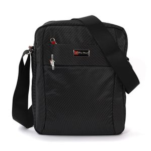 Taška Street Polyesterová taška Dámská pánská taška přes rameno černá 22x8x27 OTJ252S