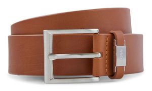 BOSS Connio Leather Belt W115 Medium Brown