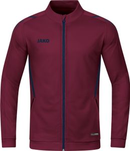 JAKO Unisex Polyesterjacke Challenge, Farbe:maroon/marine, Groesse:L