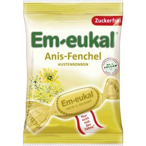 Em eukal Anis Fenchel Hustenbonbons mit Vitamin C zuckerfrei 75g