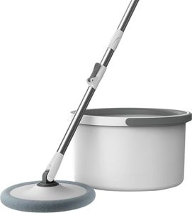 360° rotačný mop z mikrovlákna s nastaviteľnou rukoväťou a integrovaným filtrom na čistenie podlahy, Mop na čistenie podlahy, Mopy - TIDYBROOM