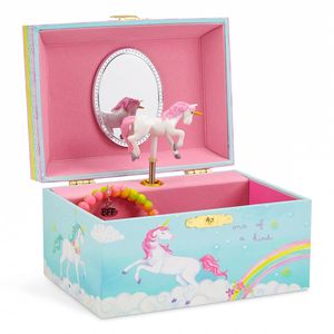 Jewelkeeper Unicorn Jewellery Storage Box for Girls with  Unicorn, Rainbow Design, The Beautiful Dreamer Tune, Girls Jewellery Box for Girls Birthday Presents