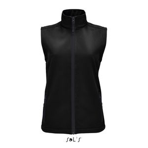 Damen Race Bodywarmer Women Softshell - Wasserabweisend - Farbe: Black - Größe: XXL