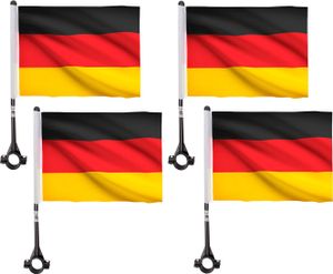 Fanartikel Fahrradflagge 22 x 16 cm, Menge wählen:4 Stück