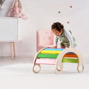 Rainbow Climber: Montessori Kletterbogen für Kinder