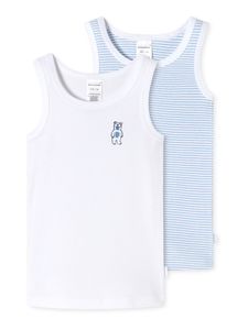 Schiesser unterhemd unterzieh-shirt ärmellos Fine Rib mehrfarbig 92