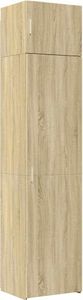 vidaXL Úzka vysoká skriňa Sonoma dub 50x42,5x225 cm Materiál na báze dreva