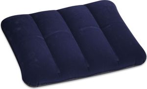 Jilong I-Beam Pillow - Luft-Kissen, Reisekissen, aufblasbar, Velours, blau, variable Höhe 48x34cm