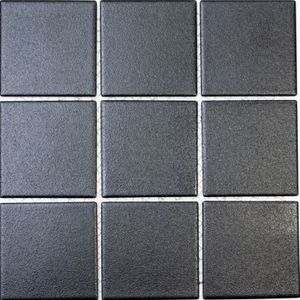 Mosani MOS22-0302-R10, Mosaik, Keramik, Schwarz, Indoor, Rechteck, 298 mm