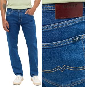 Mustang Denver Straight Denim Blue 1014878 5000 700 Herren -Denimhosen für Männer Mustang Denver Straight Denim Blue 1014878 5000 700 Herren -Denimhosen für Männer