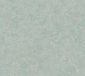 Livingwalls Unitapete Industrial einfarbige Tapete unifarben Vliestapete beige türkis 10,05 m x 0,53 m