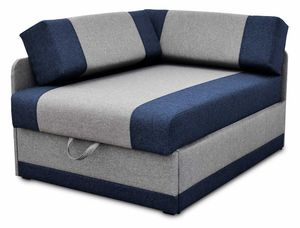 Sofa VAXER mit Schlaffunktion, Amerikanischer ausklappbarer Sessel, Bequemes Ecksofa für Kinder (Blue)