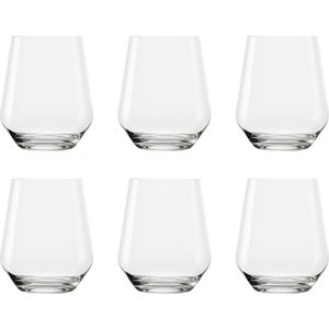 STÖLZLE LAUSITZ Whisky Glas Quatrophil 6er Set I Bleifreies Kristallglas I Hochwertige Whiskey Gläser I spülmaschinentauglich I Einzigartige Gläser für den besonderen Anlass (370 ml)