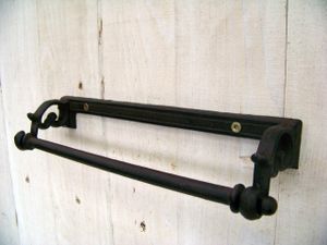 Handtuchhalter Nostalgie antikschwarz