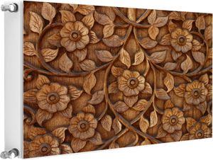 Magnet Heizkörperverkleidung Heizkörperabdeckung 80 x 60cm Holz