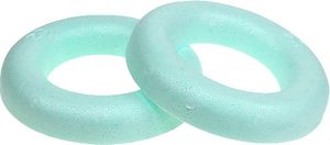 Styroporkranz Mintgrün 35x8cm 2er-Set Türkranz Deko