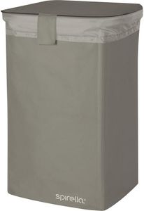 Spirella Wäschekorb Wäschesammler Wäschesack "Classic L" mit herausnehmbarem Wäschesack - 50 Liter - Grau