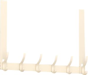 OKWISH Türgarderobe Edelstahl Türhakenleiste zum Einhängen universell, Türgarderobe zum Einhängen, Kleiderhaken Tür, solide Türhaken zum Einhängen