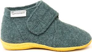 Gottstein Alpine Racer RU Hausschuh Hausschuh mit optimaler Passform, Rutsch- und wasserfeste Gummisohle, Seitlicher Klettverschluss