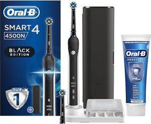 Oral-B Smart 4 4500 - Szczoteczka Elektryczna - Pasta Do Zębów - Etui Podróżne